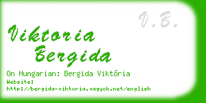 viktoria bergida business card
